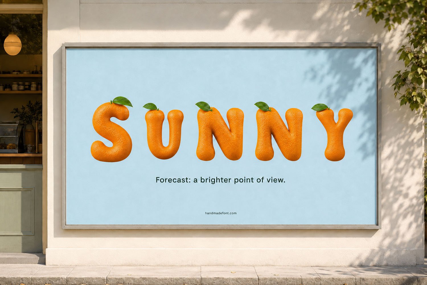 Orange Font