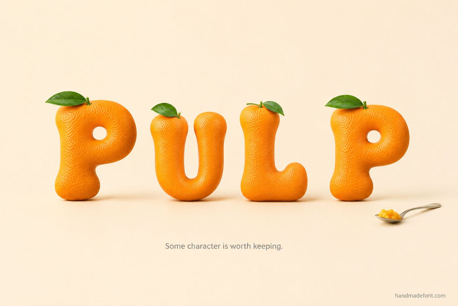 Orange Font