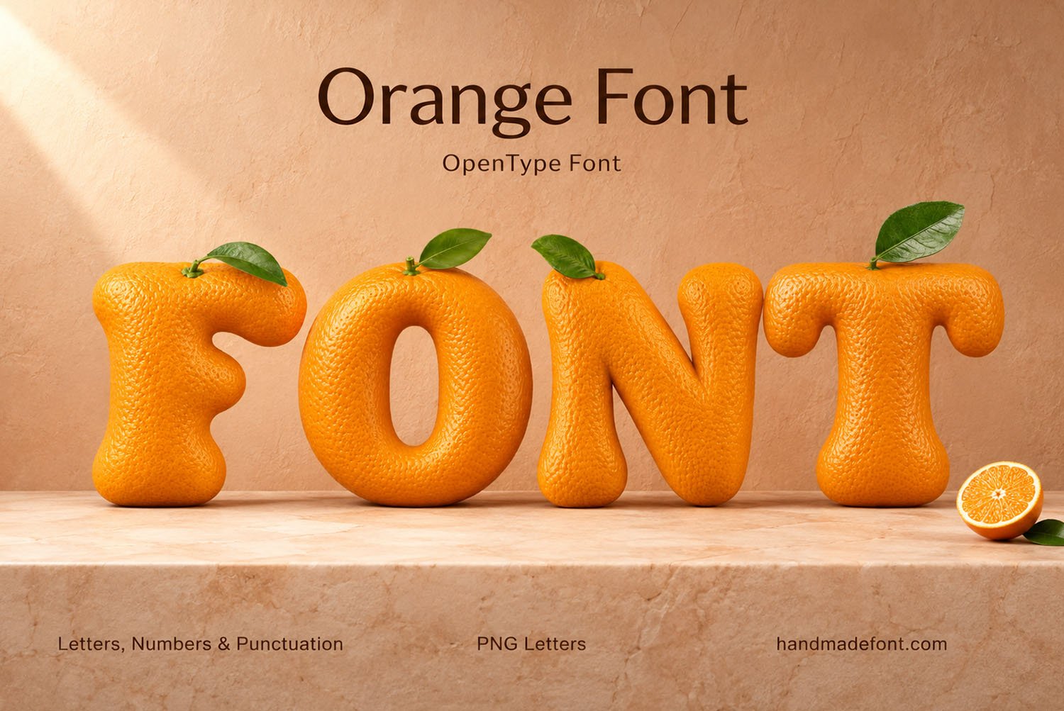 Orange Font