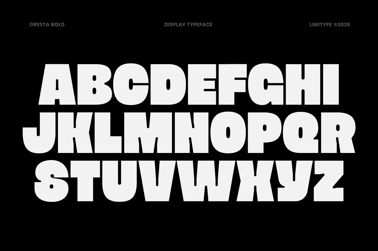 Oresta - Bold Display Font