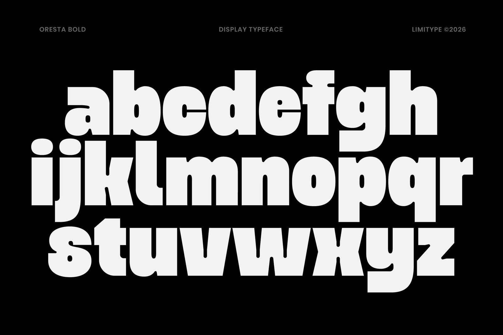 Oresta - Bold Display Font