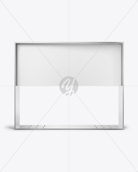 Metallic Outdoor Advertising Stand