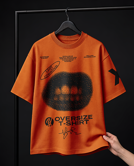 Oversized T-Shirt Mockup