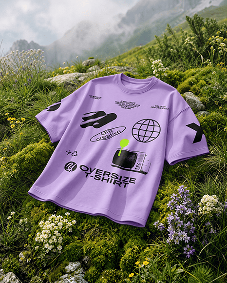 Oversized T-Shirt Mockup