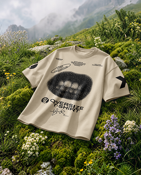 Oversized T-Shirt Mockup