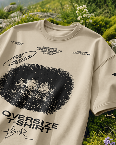 Oversized T-Shirt Mockup
