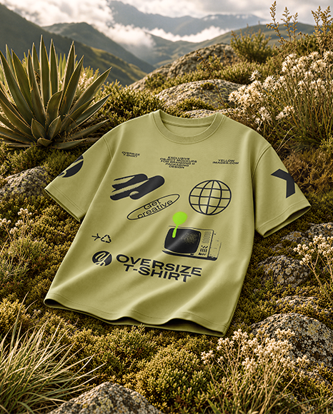 Oversized T-Shirt Mockup