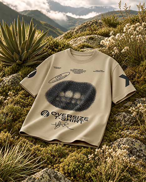 Oversized T-Shirt Mockup