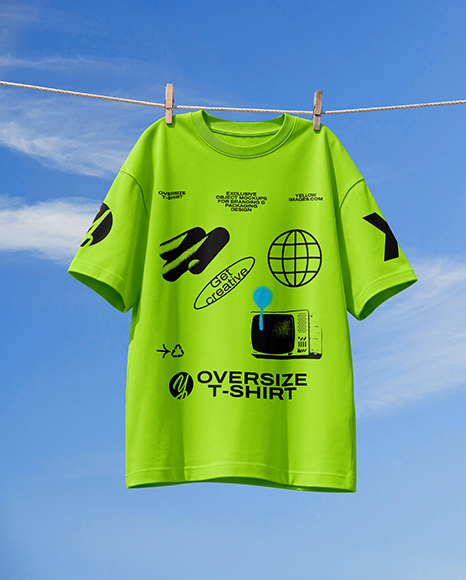 Oversized T-Shirt Mockup