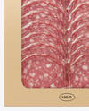 Packaging with Sliced Salami ​Mockup