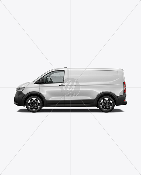 Panel Van Mockup - Side View