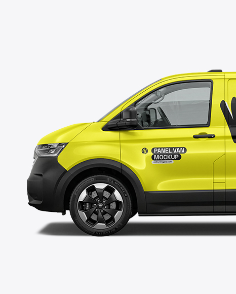Panel Van Mockup - Side View
