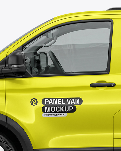 Panel Van Mockup - Side View