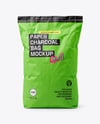 Paper Bag for Grill Charcoal Briquettes Mockup