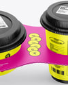 Paper Bowl and Cup Carrier Mockup