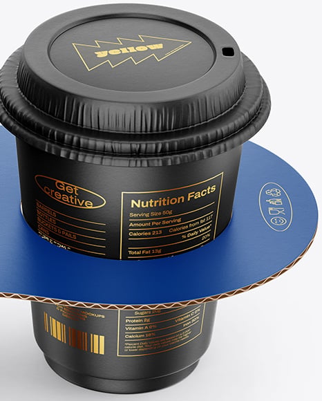 Paper Bowl and Cup Carrier Mockup