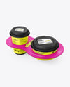 Paper Bowl and Cup Carrier Mockup