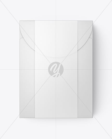 Paper Box in Translucent Plastic Sleeve Mockup