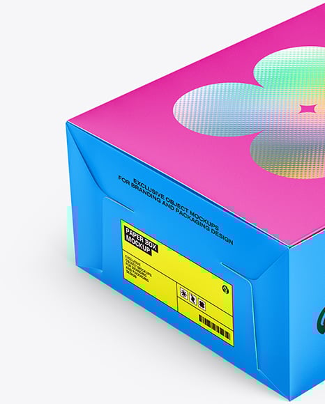 Paper Box Mockup