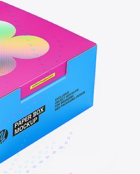 Paper Box Mockup
