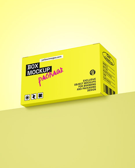 Paper Box Mockup