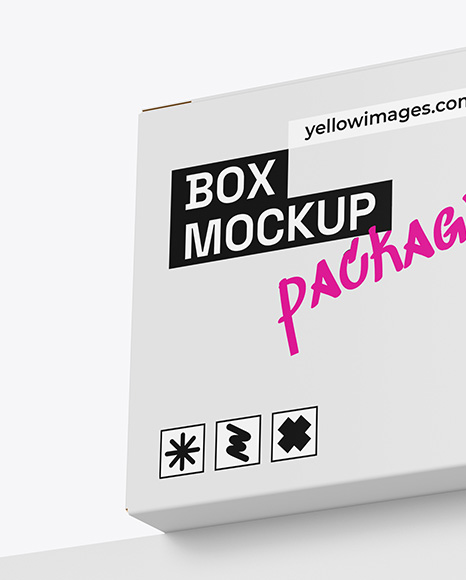 Paper Box Mockup