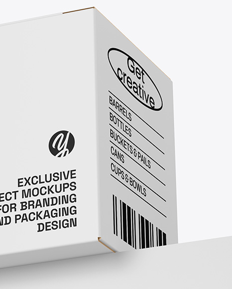 Paper Box Mockup