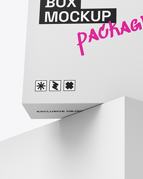 Paper Box Mockup
