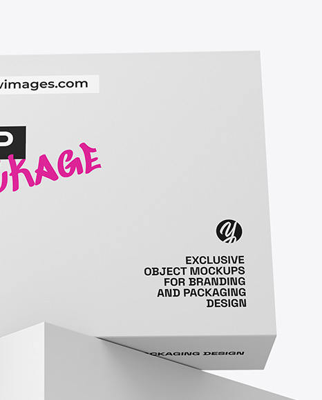 Paper Box Mockup