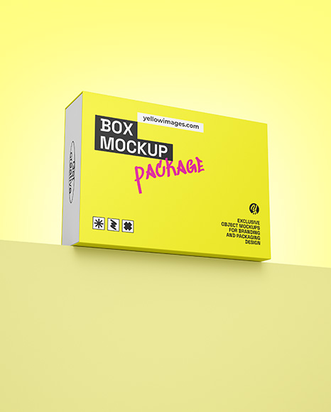 Paper Box Mockup