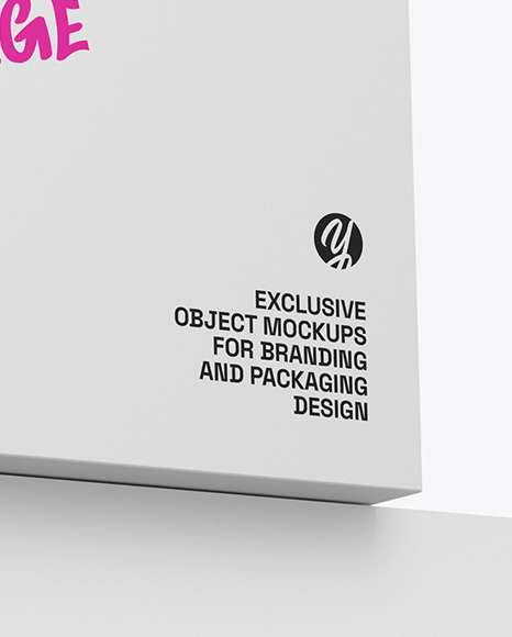 Paper Box Mockup