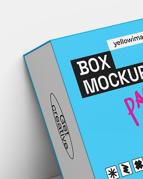 Paper Box Mockup