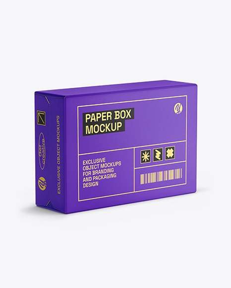 Paper Box Mockup