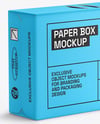 Paper Box Mockup