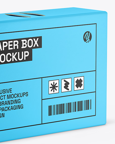 Paper Box Mockup