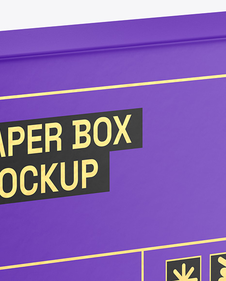 Paper Box Mockup