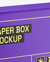 Paper Box Mockup