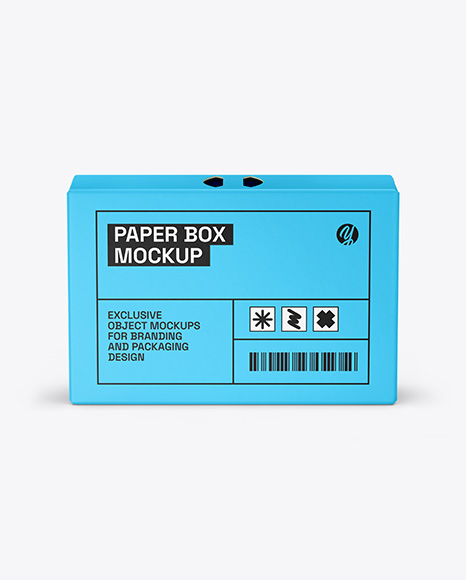 Paper Box Mockup