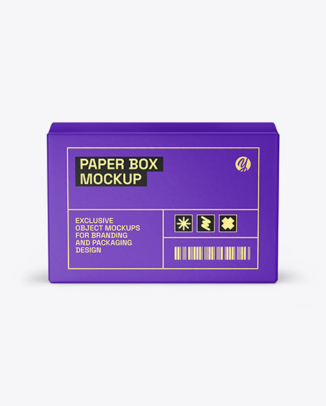 Paper Box Mockup