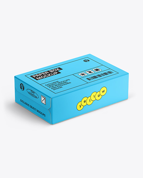 Paper Box Mockup