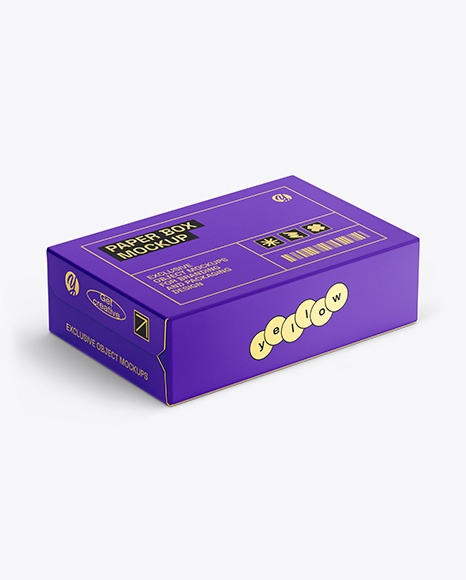 Paper Box Mockup