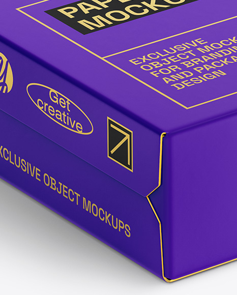 Paper Box Mockup