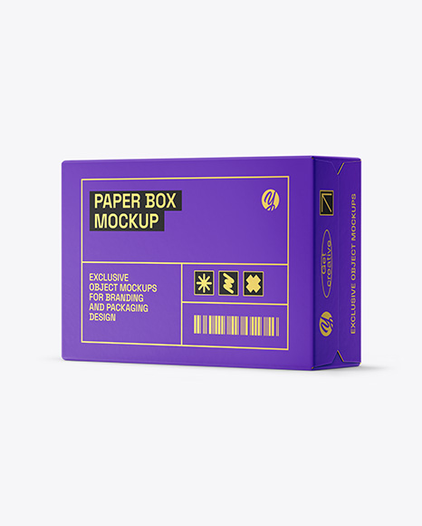 Paper Box Mockup