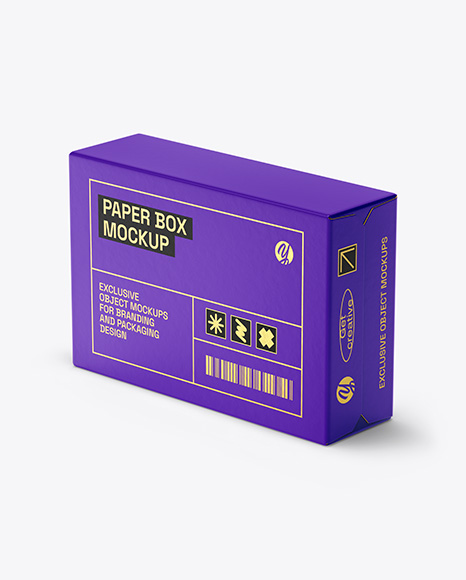 Paper Box Mockup