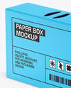 Paper Box Mockup