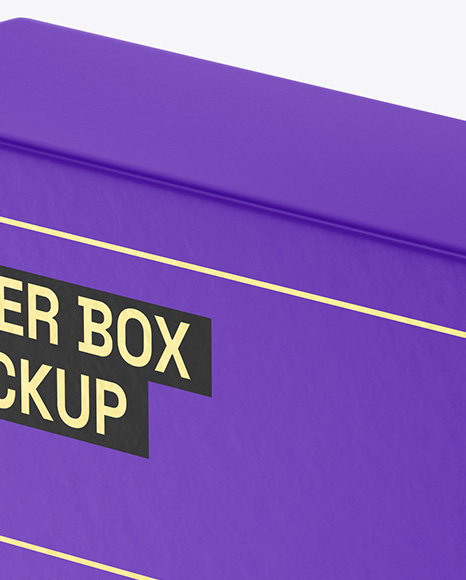 Paper Box Mockup