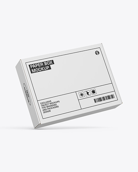 Paper Box Mockup