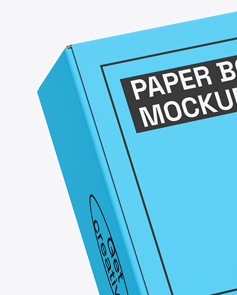Paper Box Mockup