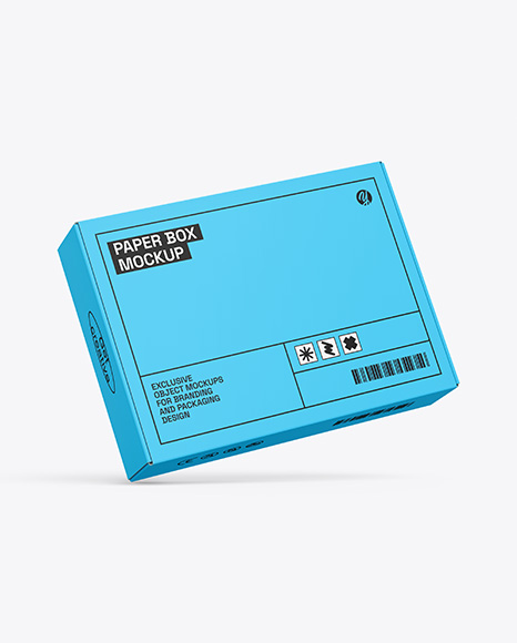Paper Box Mockup - PSD Mockups