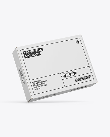 Paper Box Mockup